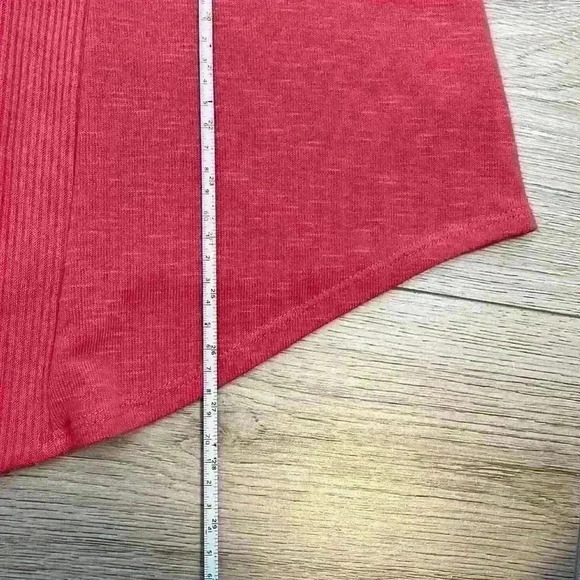 Bobeau Red Open-Front Cardigan Size XS - Picture 2 of 7